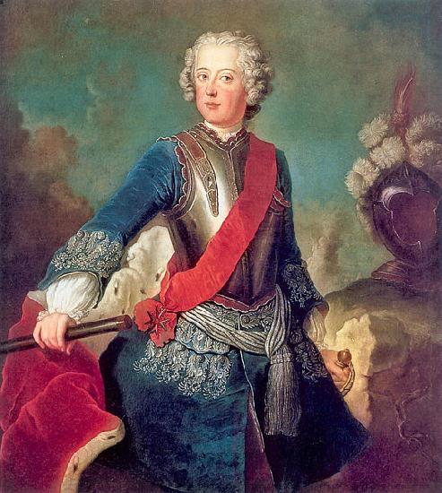 antoine pesne Portrait of the young Friedrich II of Prussia Sweden oil painting art